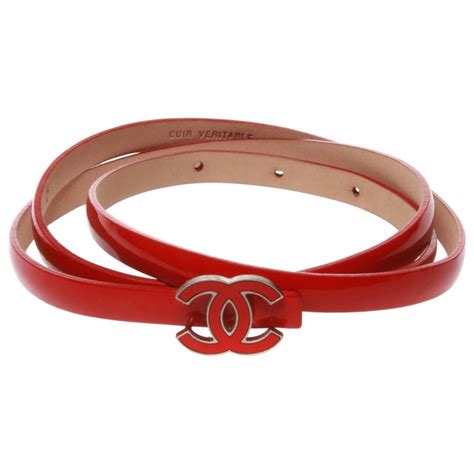 red cloth chanel belt|chanel clothing belts.